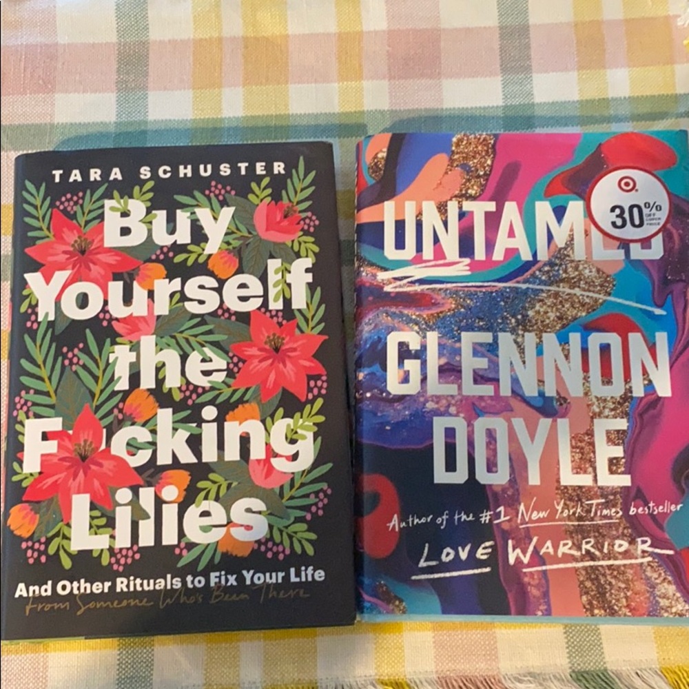 COPY - Hardcover book set Untamed & Buy yourself lilies